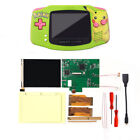 GBA V2 IPS Backlight LCD HDMI-Compatible Output Retro Pixel Kit+UV Printed Shell