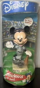 Disney MLB New York METS Mickey Mouse Bobblehead Figura (Raro) FUERA Jersey - Imagen 1 de 9
