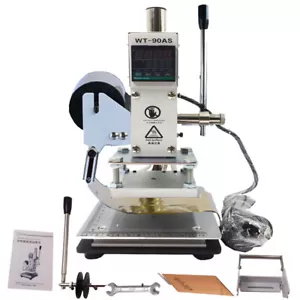 Digital Stamping Hot Foil Machine Bronzing Craft Leather Embossing 110V 5-13 - Picture 1 of 14