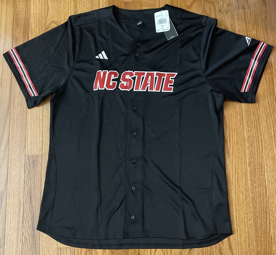 Men's NC State Wolfpack adidas Replica Baseball Jersey 2XL XXL