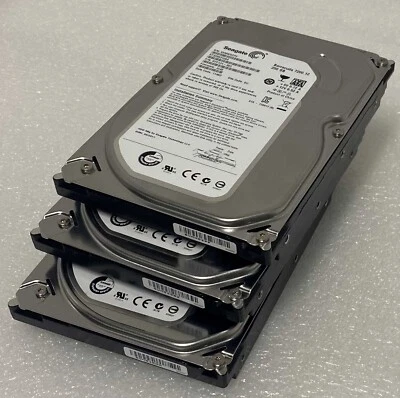 Lot of 3x Seagate ST3250312AS 250GB 7200RPM 3.5" SATA Hard Drive - Image 1 of 3