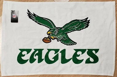 Philadelphia Eagles Throwback White NFL Rally Towel 15 x 25 New NFL Licensed - Image 1 of 3
