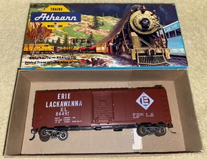 EL Erie Lackawanna 40` Boxcar Athearn Blue Box Built Kadees & Sprung Trucks - Picture 1 of 8
