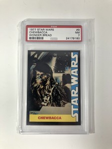 1977 Star Wars Wonder Bread  CHEWBACCA  PSA 7  NM  # 9-vintage