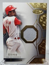 2023 Topps Tier One Barry Larkin Game Used Relic Card /400 Reds HOF #T1R-BL
