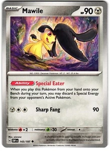 Mawile 143/197 Pokemon SV: Obsidian Flames - Picture 1 of 3