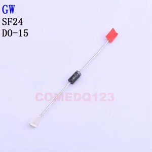 50PCSx SF24 DO-15 Diodes - Fast Recovery Rectifiers #F13 - Imagen 1 de 4