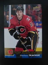 2016-17 Upper Deck Hockey Card Matthew Tkachuk Top Rookie Gold #R6