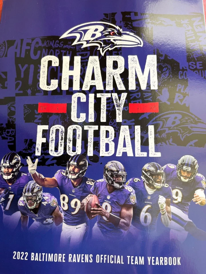 2022 BALTIMORE RAVENS YEARBOOK NFL FOOTBALL PROGRAM SUPER BOWL? HALL OF FAME  - Image 1 of 1
