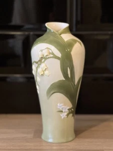 Vintage German Graff Lily Of The Valley Porcelain Vase 24 cm Tall - Picture 1 of 5