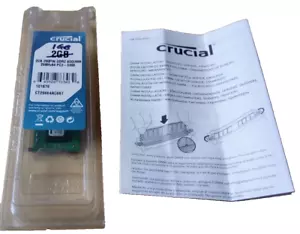 Crucial Samsung 1GB Memory 2Rx16PC2-6400S-666-12-A3 M470T2864QZ3-CF7 200PIN DDR2 - Picture 1 of 9
