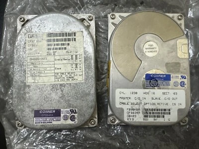 Untested Conner (CFS540A And CFS635A)  3.5" IDE Internal Hard Drive Free Shippin - Image 1 of 4