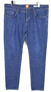 Vaqueros de hombre Hugo Boss Orange 90 Tapered Fit W36/L34 mezcla texturizada botones - Imagen 1 de 9