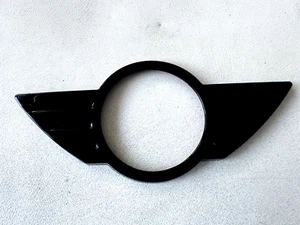 VERKLEIDUNG FÜR MINI LOGO  SCHWARZ ONE COOPER R50 R52 R53 R55 R56 R57 R58 R59 - Picture 1 of 7