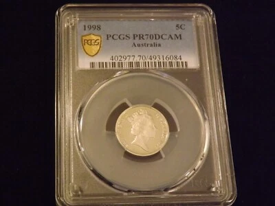 1998    5 C      Australia       PCGS PR 70 DCAM - Image 1 of 2