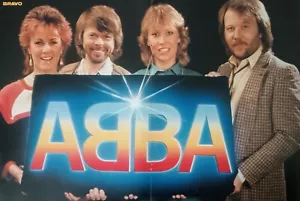 ABBA - A3 Poster (42x28cm) Clippings Fan Sammlung 80er 80s German BRAVO Magazine - Bild 1 von 1