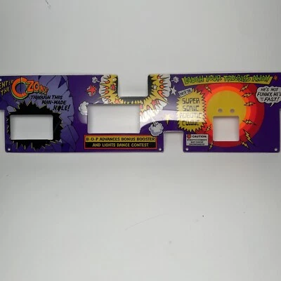 Party Zone Backboard Panel Plastic New NOS Bally Pinball Machine Parts 31-20004 - Image 1 of 4