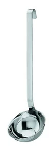 R?sle Stainless Steel Hooked Handle Ladle with Pouring Rim, 8.0-Ounce - Picture 1 of 4