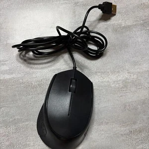 iMicro NWT Black Chorded Classic Design USB Optical Mouse - Picture 1 of 4