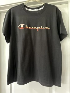 CHAMPION BLACK T SHIRT WOMEN’S SZ XL NWTGS - Picture 1 of 8