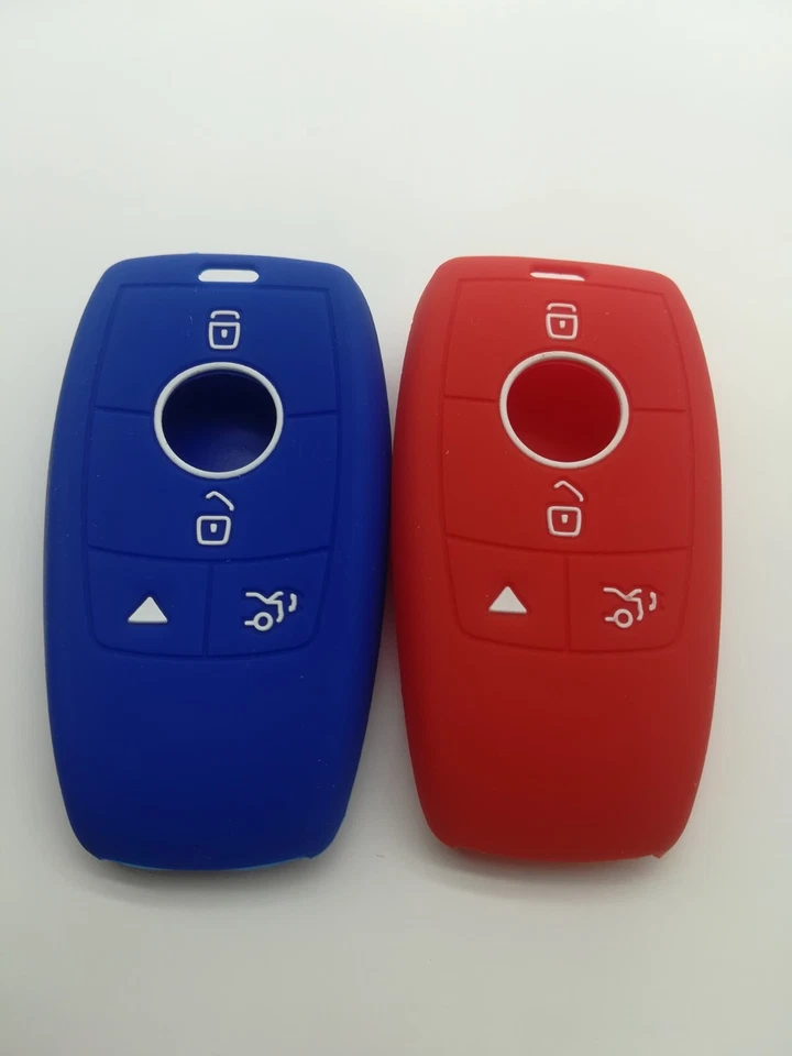 2*Cubierta de llave de llavero para Mercedes-Benz C63 AMG C GLA GLC GLE IYZ-MS2 2016-2020 Foto 1 de 4