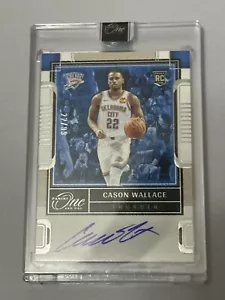 2023-24 Panini One and One Rookie Cason Wallace RC Auto jrsy/99 Ebay 1/1 - Foto 1 di 3