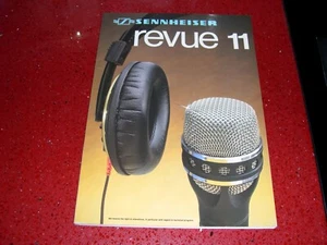 SENNHEISER REVUE 11 CATALOG MINT CONDITION - Picture 1 of 2