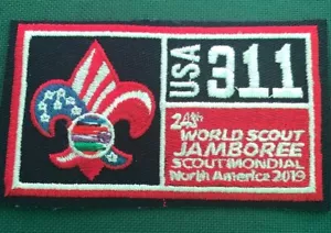 24th World Boy Scout Jamboree 2019 Troop 311 Patch Badge USA Contingent WSJ BSA - Picture 1 of 1