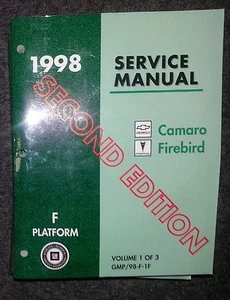 Manual de Taller / Manual Del Taller Pontiac Firebird/Trans- Am & Camaro 1998 - Imagen 1 de 1