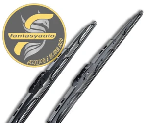 KIT 2 SPAZZOLE TERGICRISTALLO ANTERIORE FERRO AUTOBIANCHI A112 33/33CM - Foto 1 di 3