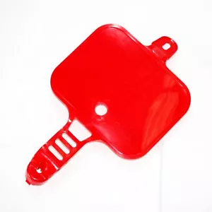 RED Plastic Number Plate CRF50 50cc 110cc 125cc 150cc PIT PRO Trail Dirt Bike - Picture 1 of 2