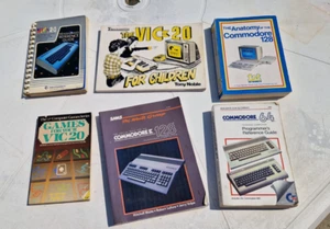 6 Commdore Vic-20, 64 and 128 Programming Books - Afbeelding 1 van 2