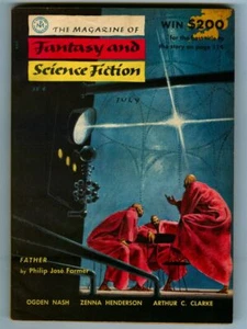 Seltene Zeitschrift Juli 1955 für Fantasy & Science Fiction! Arthur C. Clarke! Bauer! - Bild 1 von 3