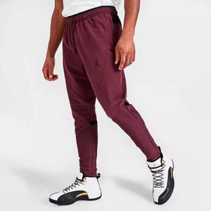 Nike Air Jordan Sport Woven Running Pants Burgundy DV1277-680 Mens Size Large - Picture 1 of 3