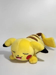 Tomy Pokemon Sleeping Pikachu plush 8" 2015 Stuffed animal toy - Picture 1 of 4