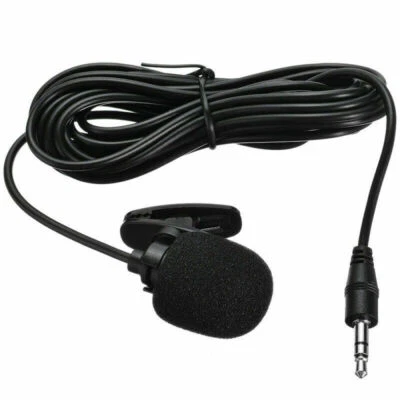 KHH 3.5mm Car Radio Stereo Microphone Vehicle Handsfree Audio External MIC DVD