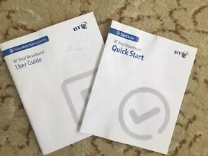 BT Total Broadband Home Hub User Guide & Quick Start Booklet - Photo 1/1
