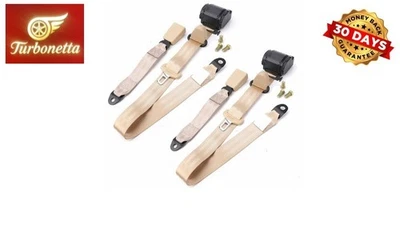 For All Toyota 2 Seat Belts Heavy Duty Secure Lock Reliable Adjustment - Image 1 of 4