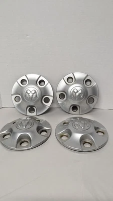 (4) 2013 - 2023 GENUINE Dodge Ram 1500 Pickup Silver Center Cap 1XP54TRMAA - Image 1 of 4