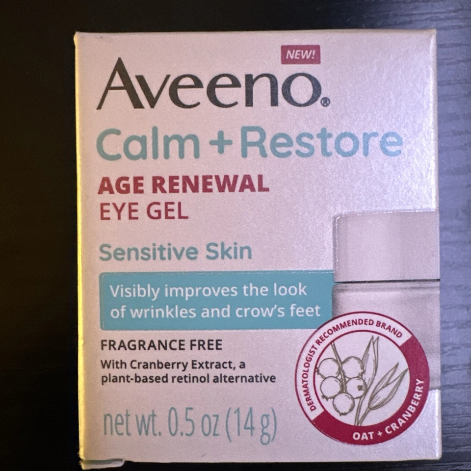 Gel de ojos Aveeno Calm+Restore Age Renewal - Piel sensible 0,5 OZ (14 g) Foto 1 de 1