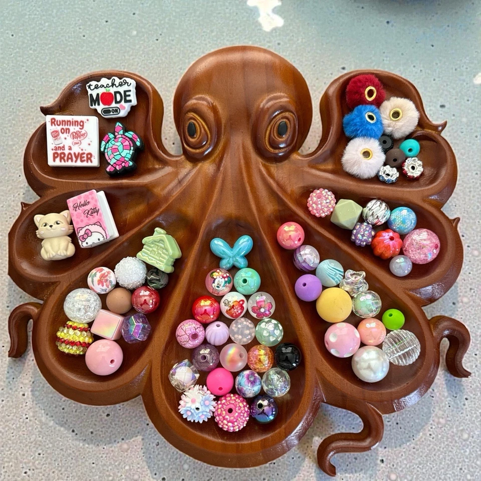 Lote de 55+ cuentas, focos y espaciadores para abalorios #41 Foto 1 de 1