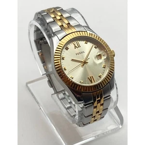 Reloj Fossil Hombre Mujer 32mm - Batería Nueva - Muñeca Talla 6-6.25 WR 5ATM Fecha - Imagen 1 de 11