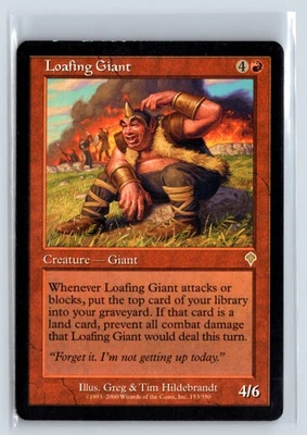 Loafing Giant Invasion Rare – MTG Magic the Gathering Card - Image 1 of 4