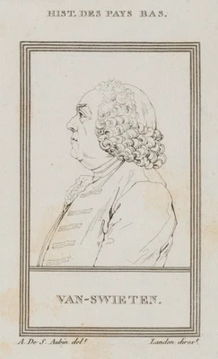 LANDON (*1760) nach SAINT-AUBIN (*1724), Profil des Van Swieten, KSt. Barock - Bild 1 von 4