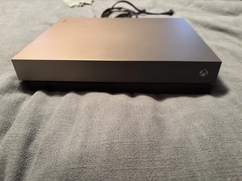 Xbox One X 1TB Console – Gold Rush Edition – Limited – Tested – Console Only - Image 1 of 4
