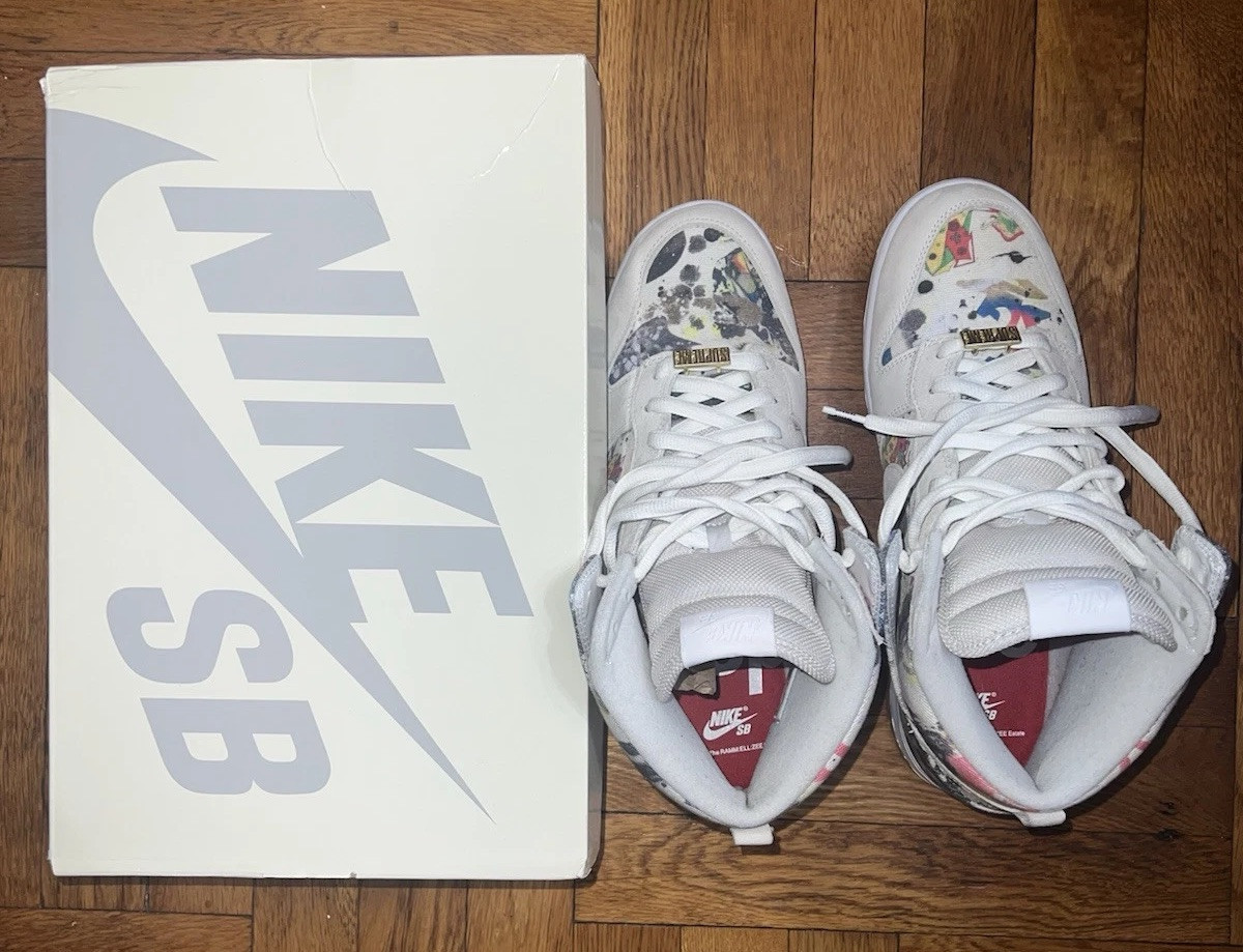 Nike Supreme x Dunk SB High Rammellzee for Sale Nike Supreme x Dunk SB High Rammellzee for Sale