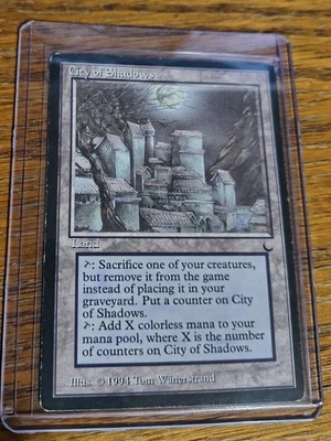 MTG City Of Shadows The Dark Heavy Played HP X1 Magic The Gathering - Image 1 of 2