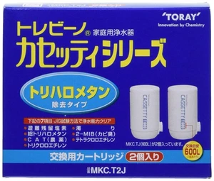 Toray Torayvino Water Purifier Cartridge Replacement 2-Piece Cassetti Series Tri - Picture 1 of 4