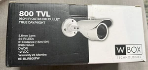 WBox 800 TVL 960H IR Outdoor Bullet Camera True Day/Night 0E-BLIR800FW - Picture 1 of 1