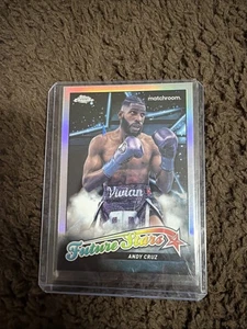 2024 Topps Chrome Boxing Future Stars Refractor #FS-5 Andy Cruz - Imagen 1 de 2